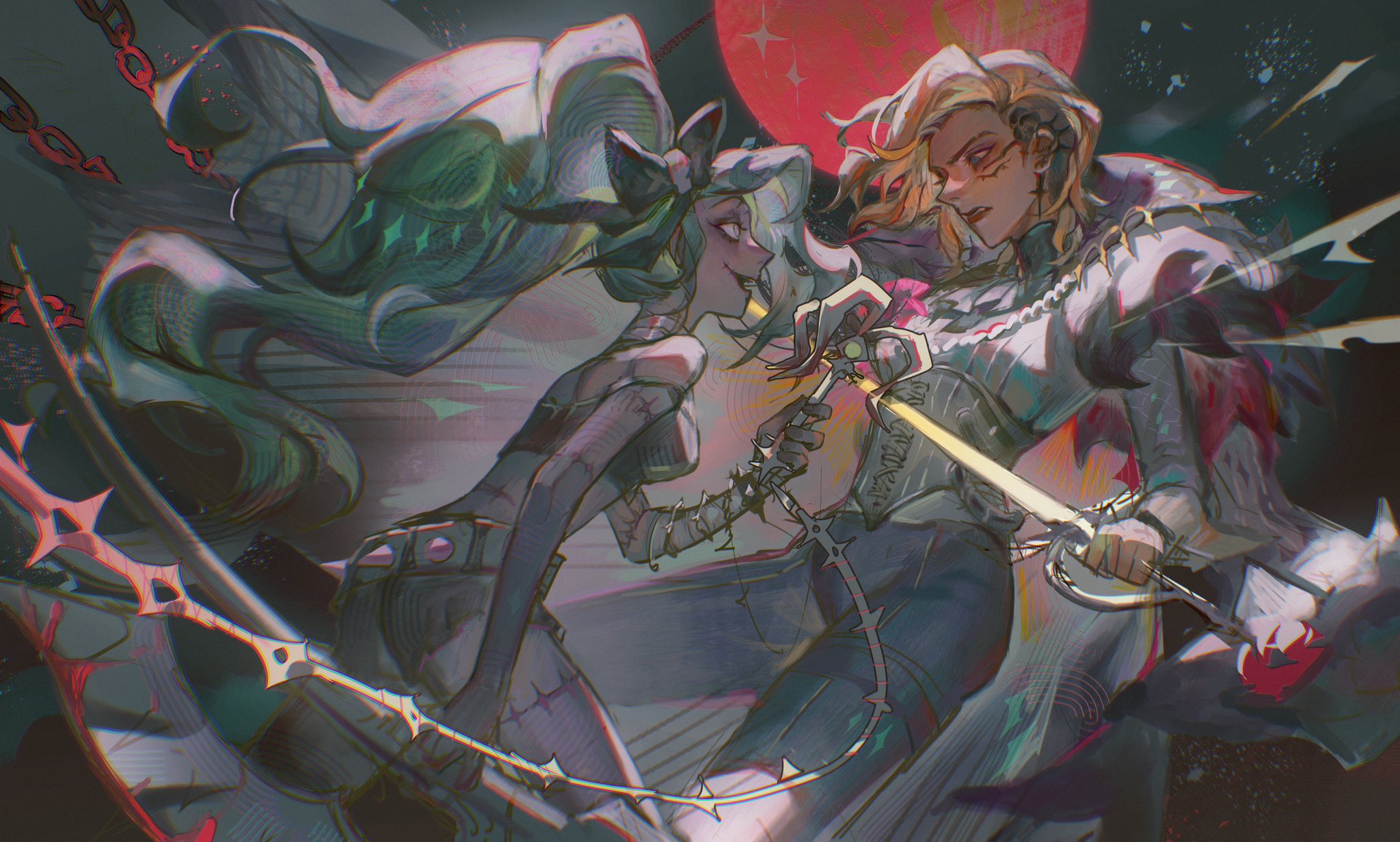 Nara and Sonja artwork