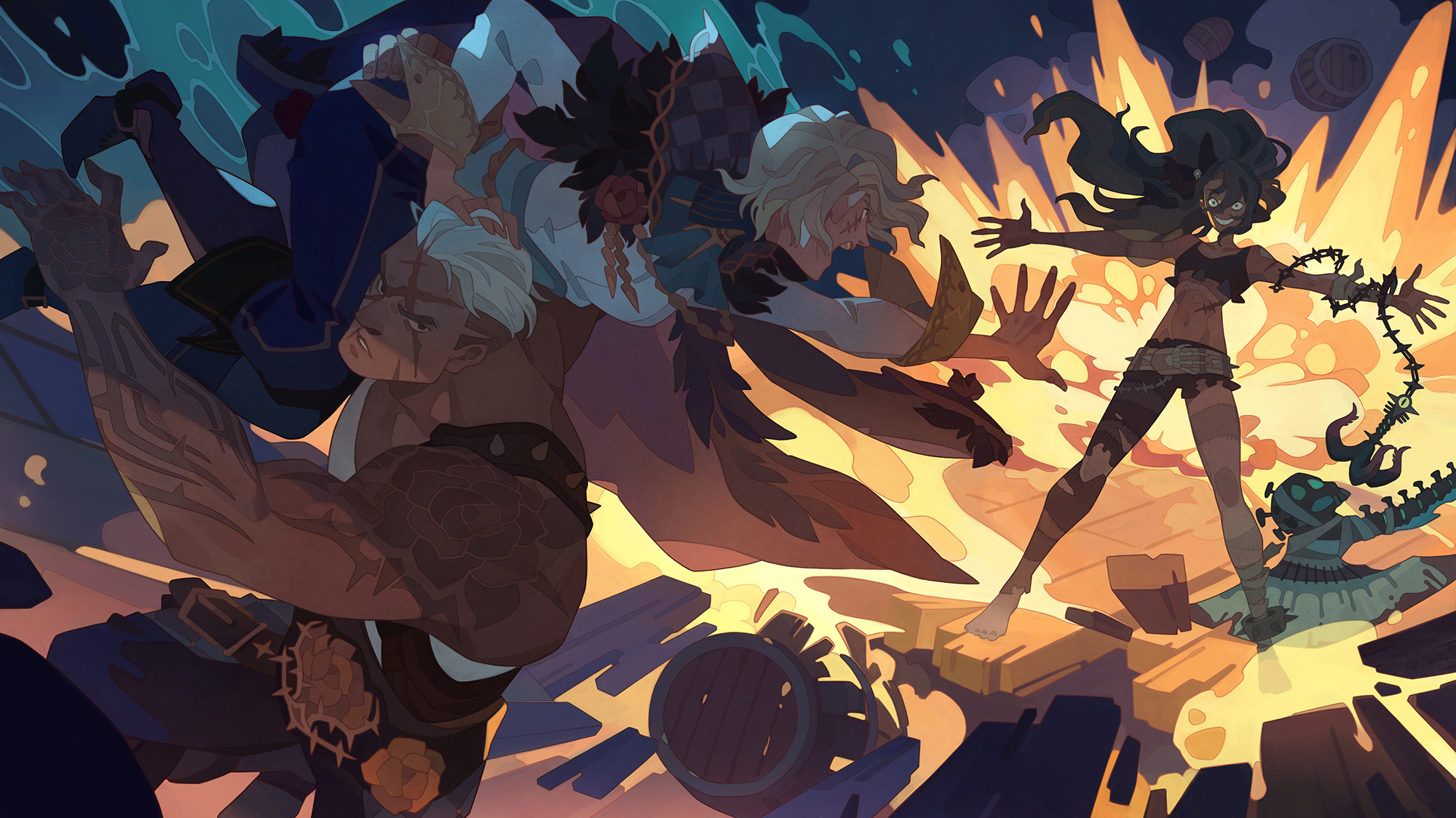 Explosion artwork